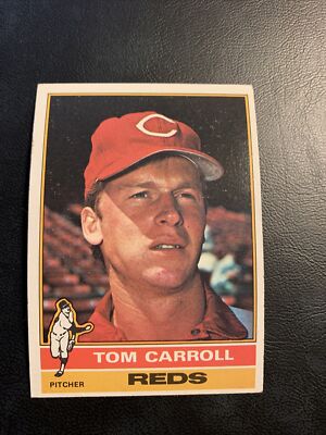 Tom Carroll Reds #561 Tom Carol Carroll Cincinnati Reds 1976 Topps Cb7 | eBay