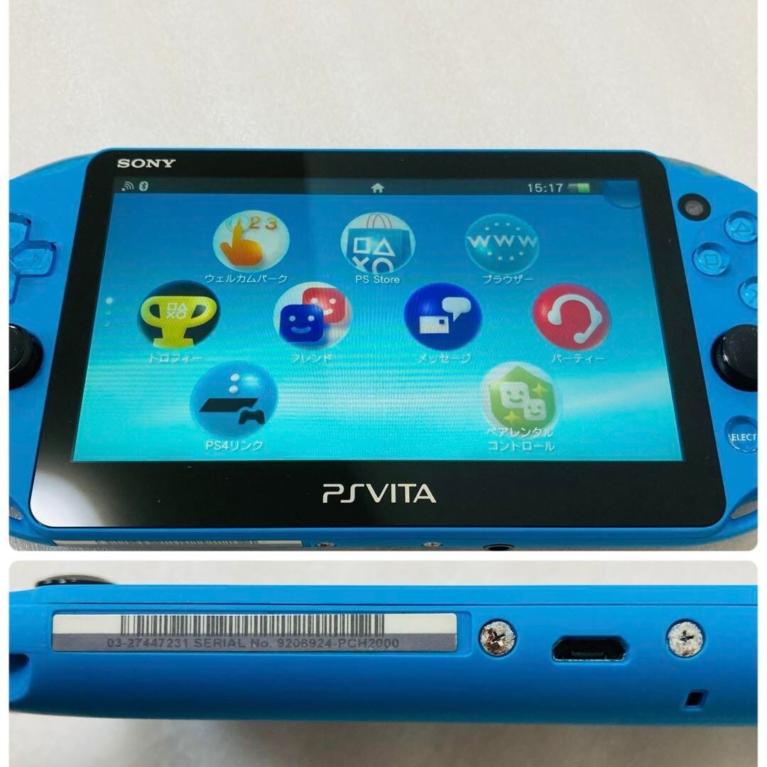 PlayStation Vita PS Sony Console Game Japan Aqua Blue PCH-2000 | eBay