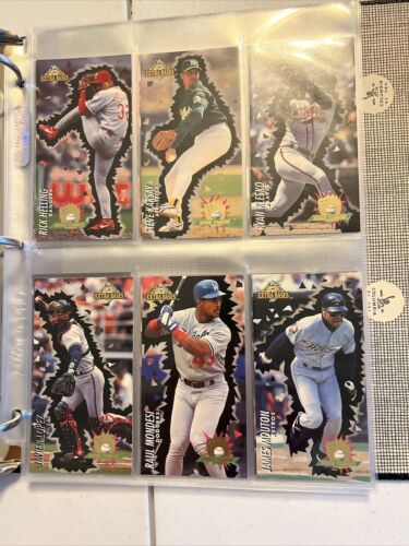 1994 Fleer Extra Bases Master Set With All 5 Insert Sets 17 Rookies 36 HOFamers - Picture 21 of 24