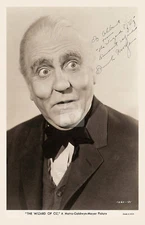 Wizard of Oz Frank Morgan Signed Autograph RPPC Photo Postcard COPY