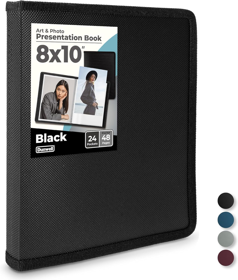 Photo Album 8X10 Binder - 48 Pages for Pictures, Portraits, Artwork ...