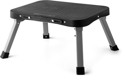 11'' Folding Step Stool, Non-Slip 16x12 Large Platform, Portable Compact Sturdy 1