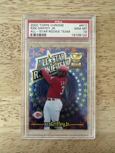 2000 Topps Chrome All-Star Rookie Team #RT7 Ken Griffey Jr  PSA 10