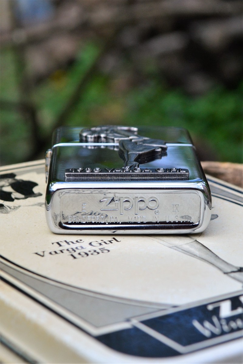 Zippo Lighter - 1935 Varga Girl - Windy - 1993 Collectible Of The 