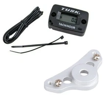 Tusk Tach/Hour Meter & Mount Maintenance Timer Dirt Bike Atv Dual Sport Scooter 