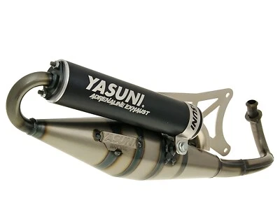 Auspuffanlage Yasuni Scooter Z schwarz für Piaggio Typhoon Gilera Runner Aprilia