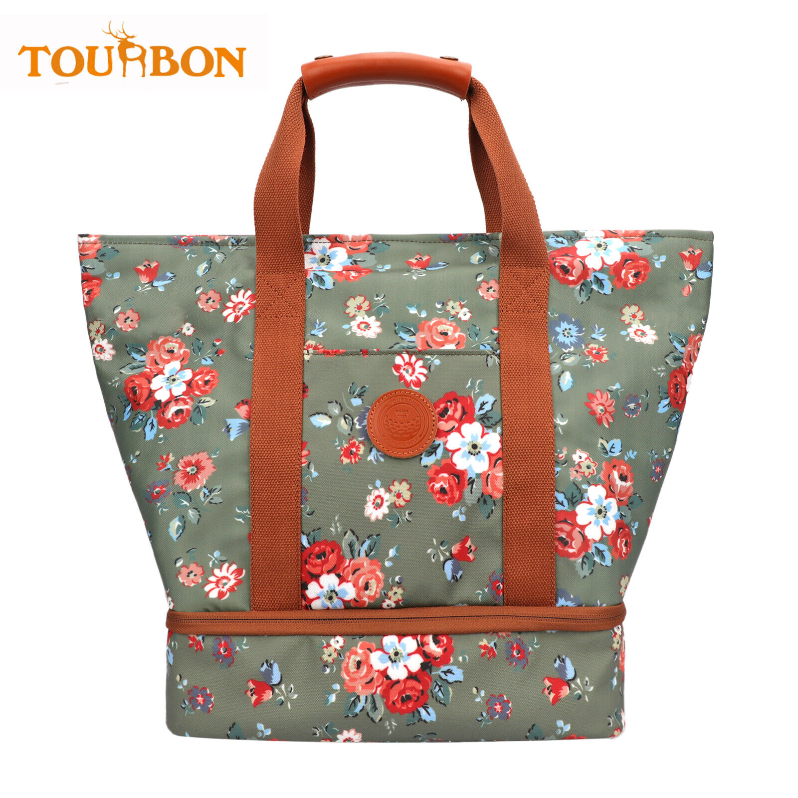 TOURBON Lona Zapatos de Golf Ropa Almacenamiento Separado Bolso de Mano Oferta Especial