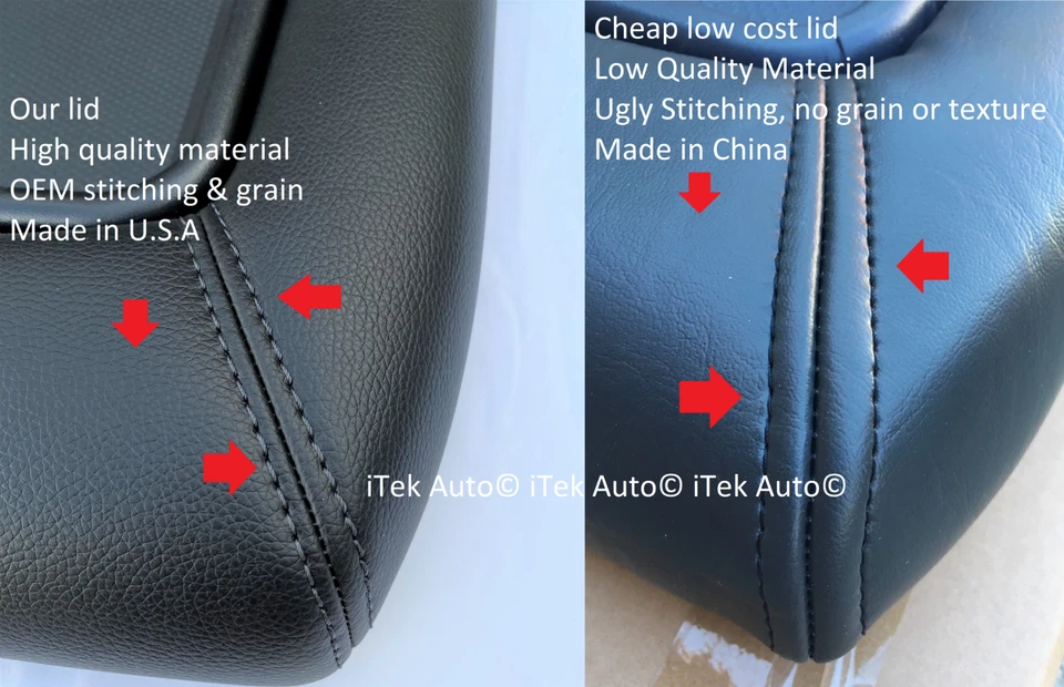 SIERRA CENTER CONSOLE LID ARMREST STORAGE FOLD DOWN JUMP SEAT 99-02 SILVERADO - Image 3 of 4