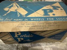Vintage Universal Case Carrier,Portable Porter Wheels For Luggage 1960s Surrey