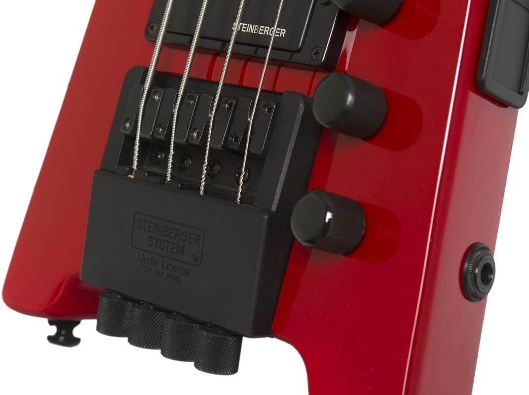 Spirit Steinberger エレキベース レッド 専用ケース付き STEINBERGER Spirit XT-2 Standard Hot Rod Red (4-string