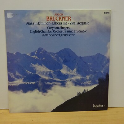 A 66177 BRUCKNER Mass in E minor ECO WIND ENSEMBLE BEST HYPERION STEREO LP EX