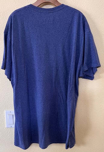 Camiseta para hombre Los Angeles Dodgers MLB Blue Heather LA talla XL CRM1 - Imagen 4 de 4
