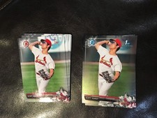 2017 Bowman Draft BD-126 Scott Hurst 10 count 3 chrome 10  base lot St. Louis