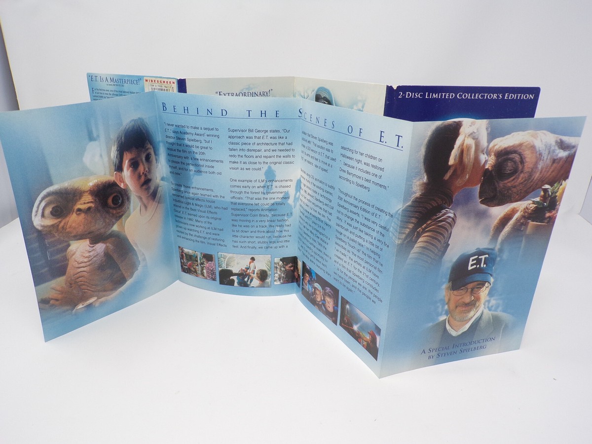 E.T. The Extra-Terrestrial DVD 2 Disc Limited Collector's