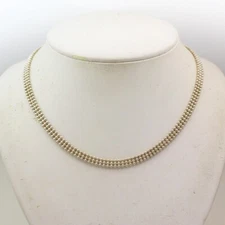 BOMA 925 Italy Sterling Silver 16 Inch Long x 5.75mm Wide Ball / Bead Chain