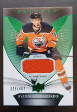 2018-19 Trilogy Ryan Nugent-Hopkins Green Foil Relics Game Jersey 325/457 Oilers