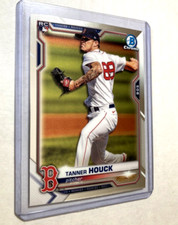 2021 Bowman Chrome #13- TANNER HOUCK Rookie RC Card.. rookie card picture