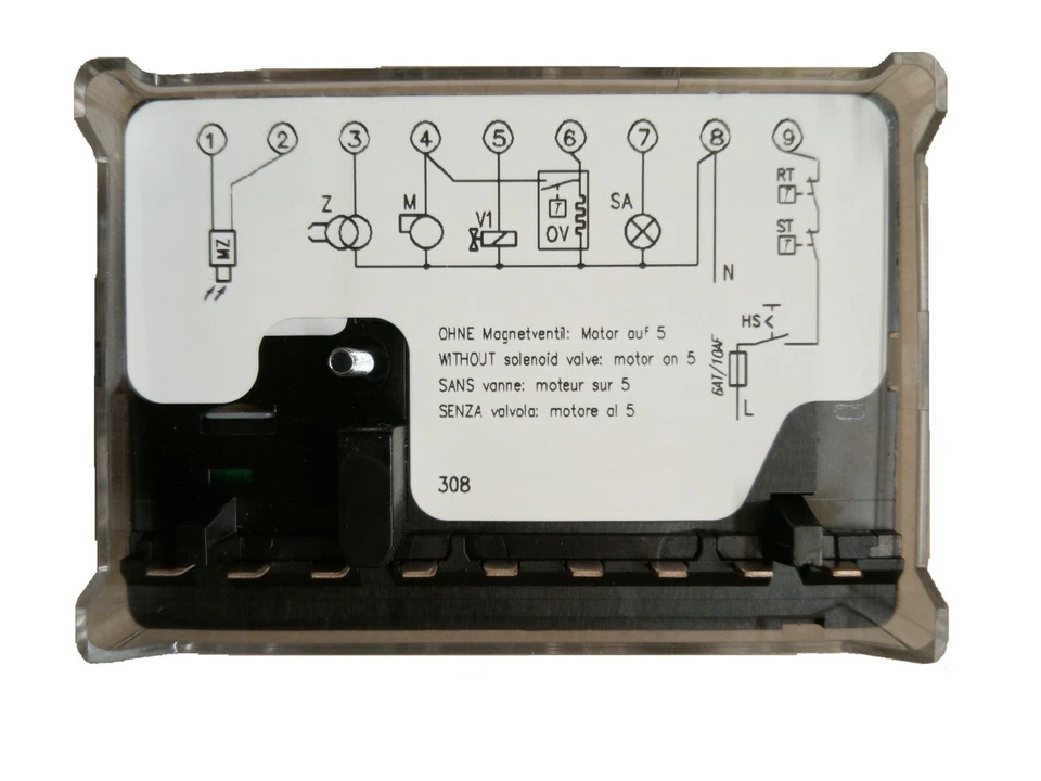 Satronic - Honeywell - Resideo control unit oil burner TF834.3 - Image 3 of 4