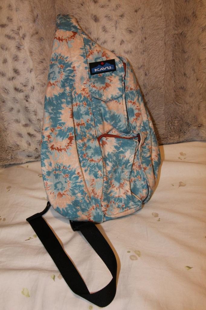 NWT Kavu Mini Rope Sling Bag Backpack Womens Travel Purse 