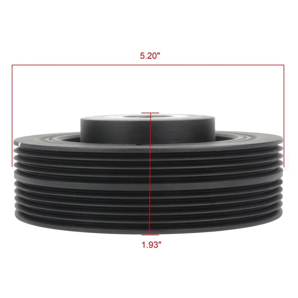 Balanceador Harmônico para 1998-2014 Subaru Impreza 1998-2010 Forester 2,5L - Imagem 2 de 4