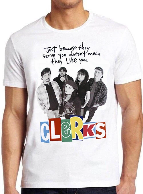 Clerks 90s Comedy Cult Movie Retro Cool Gift T Shirt 1100