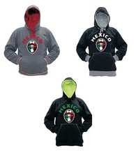 Mexico Polyester Warm Fleece Hoodie Made in USA