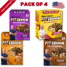 Chef Robert Irvine’s Fit Crunch, Verity Pack,  High Protein Baked Bars 16/Pk