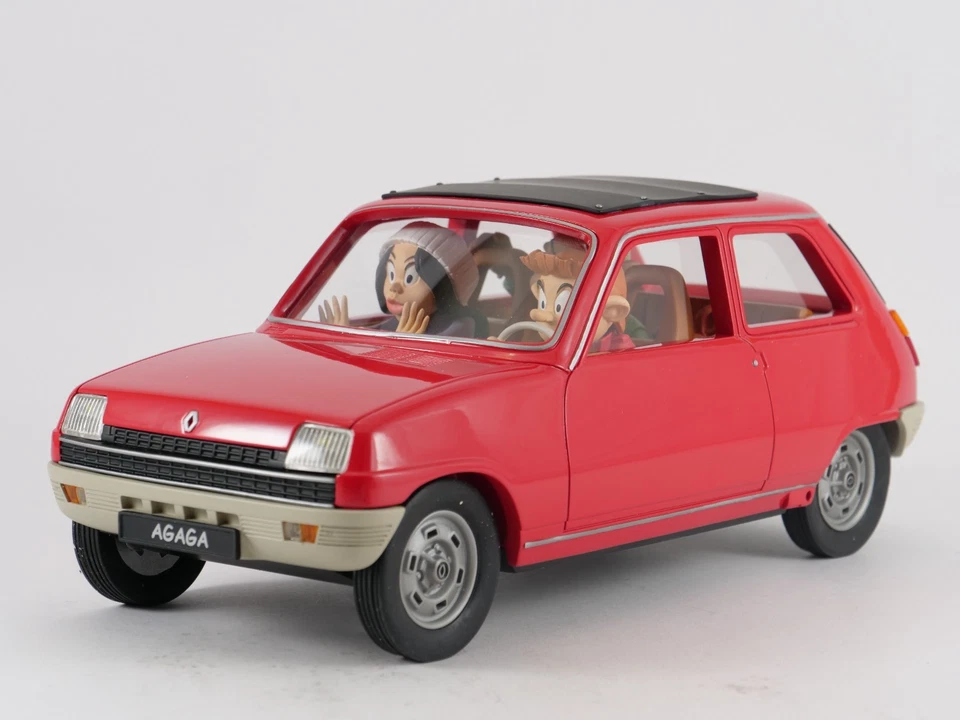 Aroutcheff ARS12 SPIROU & FANTASIO LA RENAULT 5 TS 1975 Resina 30 Cm N°043/233 - Immagine 4 di 4