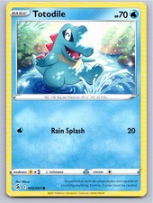 2021 Pokemon Totodile Fusion Strike 055264 Common Nm A11396 Free Sh