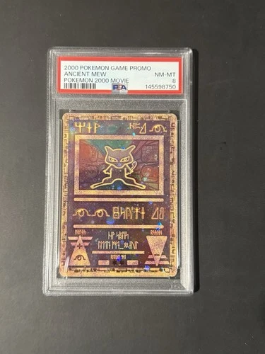 Pokémon TCG Ancient Mew 2000 Movie Promo PSA 8! NM-MT Holo Rare