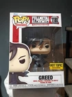 Animation Full Metal Alchemist: Greed #1180 Hot Topic Exclusive Funko Pop