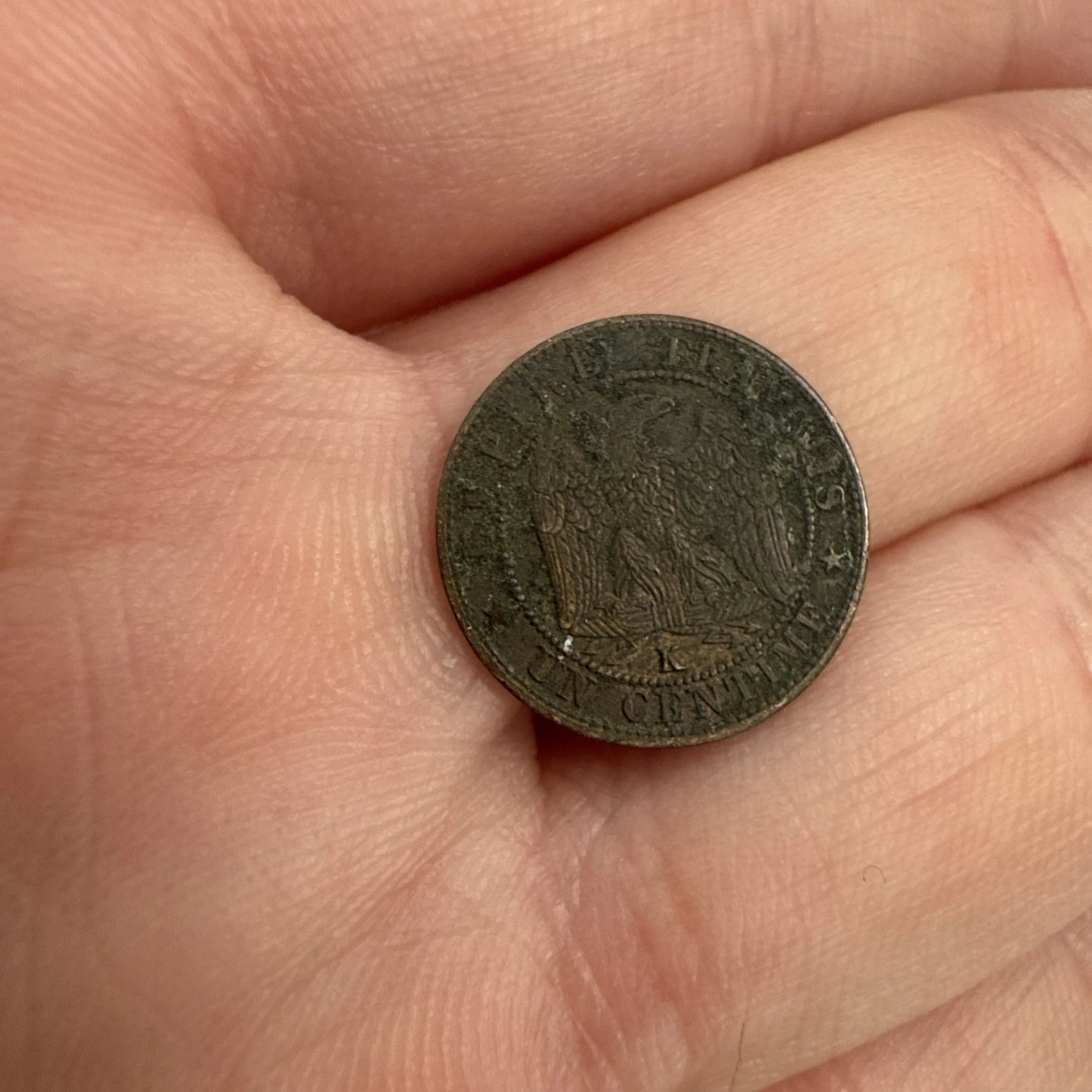 Monnaie Un Centime Empire Français Napoléon III Empereur 1862