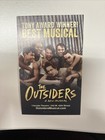 The Outsiders Broadway Mini Card Flyer Ad Approx 2-1/2 X 4 Musical Rare LAST ONE — photo 1