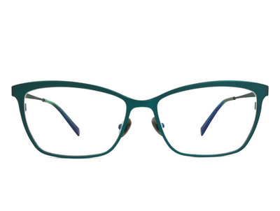 Tom Davies Eyeglasses Frames TD695 Col. 2004 Matte Turquoise Blue 55-15-140