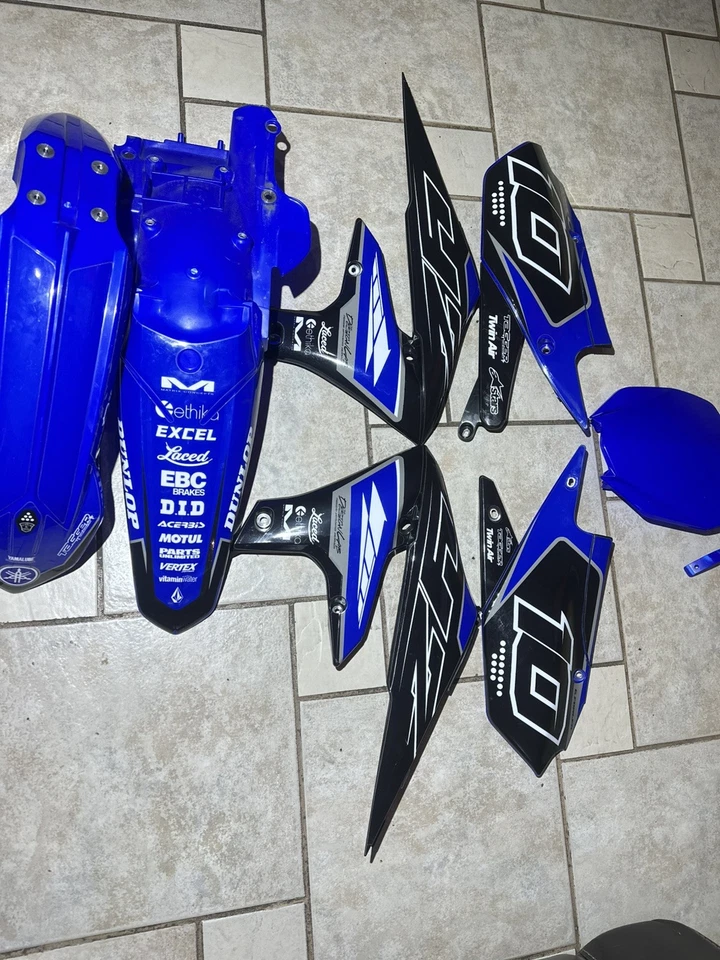 Plásticos + Plásticos Gráficos + Gráficos Yamaha YZ450F 2018-2022 YZ250F 2019-2023 - Imagem 3 de 4