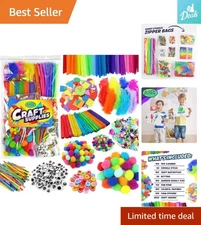 Toddler Arts & Crafts Supplies Set - 1750 Essential Items for Young Creators