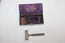 Vintage Valet Auto Strop Razor w/ Original Metal Case Made in USA