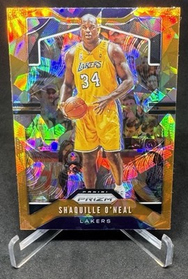 2023-24 Panini Prizm - Orange Cracked Ice Shaquille O Neil  #181