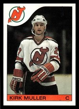 1985-86 Topps Kirk Muller RC #84 - New Jersey Devils - NM+