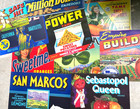 Lot Of 10 Vintage Fruit & Veg Crate Labels Authentic NOS 1920s - 1960s