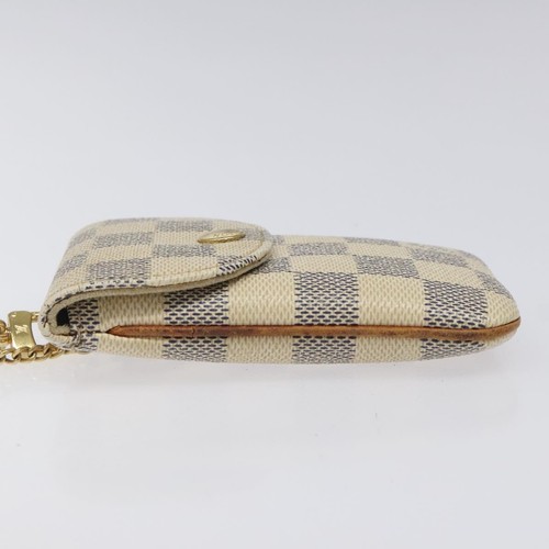 LOUIS VUITTON Damier Azur Etui Telephonne MM Cell Phone Case N60026 Auth EC1032 - 第 4/21 張圖片