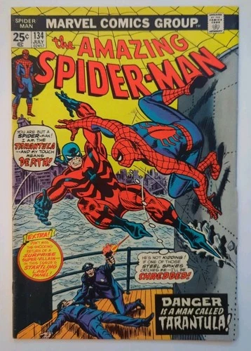 Amazing Spider-Man #134 Marvel Comic Book 1st Tarantula Punisher Cameo VF/VF+