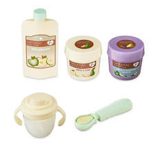 Baby Doll Feeding Time Play Set, Doll Playsets for Kids Ages 2 