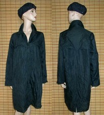 BLAUER REGENMANTEL - RAINCOAT - NYLON - VINTAGE - LILION - GR. M - L