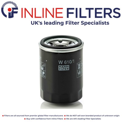 Mann W 610/1 Lube Filter - Brand Specific - Genuine Mann