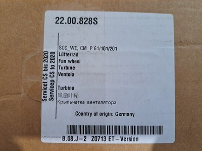 Rational 22.00.828S Fan/Blower Wheel 22.00.828S _2,2_5