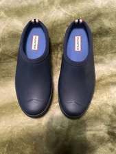 Ladies Navy Size 6 Hunter Original Play Clogs, Garden Shoes