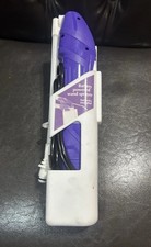 Battery Powered Wand Sprayer Purple/White For Gardening Outdoor w Wall Mount