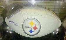autographed football signed by nfl player coa