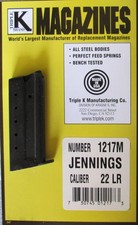 Jennings J22 22LR Caliber Gun Magazine 1217M 